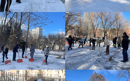 標(biāo)題：以雪為令 呼和浩特分院開展掃雪除冰行動
瀏覽次數(shù)：1274
發(fā)表時間：2024-01-23